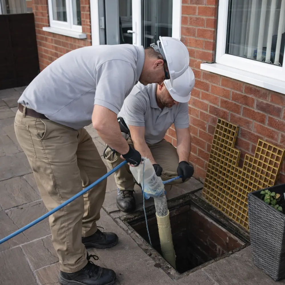 Blocked drain repair service in Hartfield
